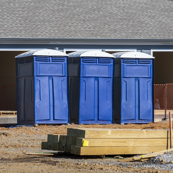 what is the expected delivery and pickup timeframe for the porta potties in Frenchtown NJ